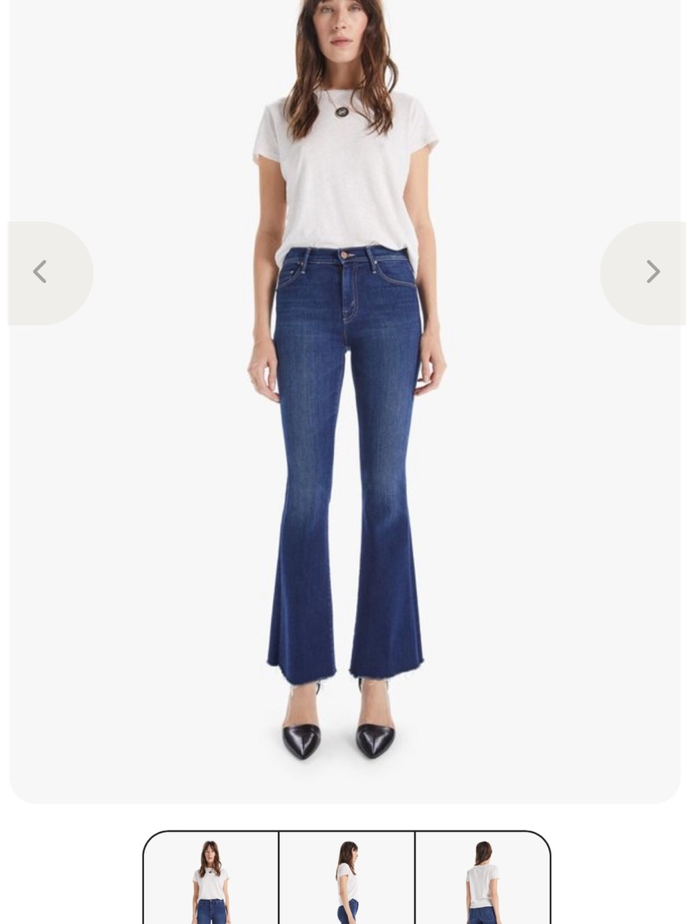 MOTHER Denim The Weekender Fray-Home Movies Size: 27